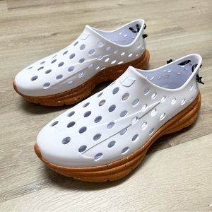 Kane Revive Active Recovery Shoe Rubber White Orange Caramel Speckle Size 12